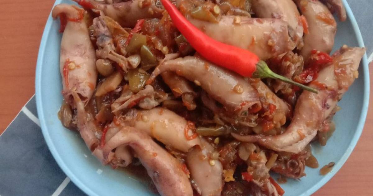 Resep Cumi Cumi Asam Manis Pedas Oleh Siti Ramlah - Cookpad