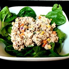 A picture of My Tuna, Cucumber & Wholegrain Rice 😘.