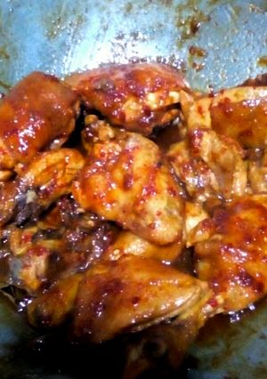 Foto resep Ayam ungkep pedas, manis, gurih(bakar/goreng)