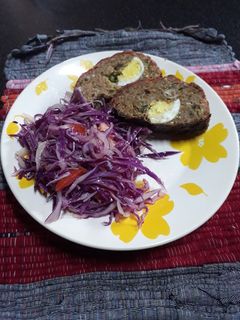 Una foto de Pan de carne relleno