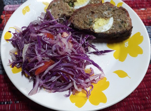 Una foto de Pan de carne relleno