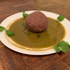 A picture of Ragi Ball/Ragi Mude.