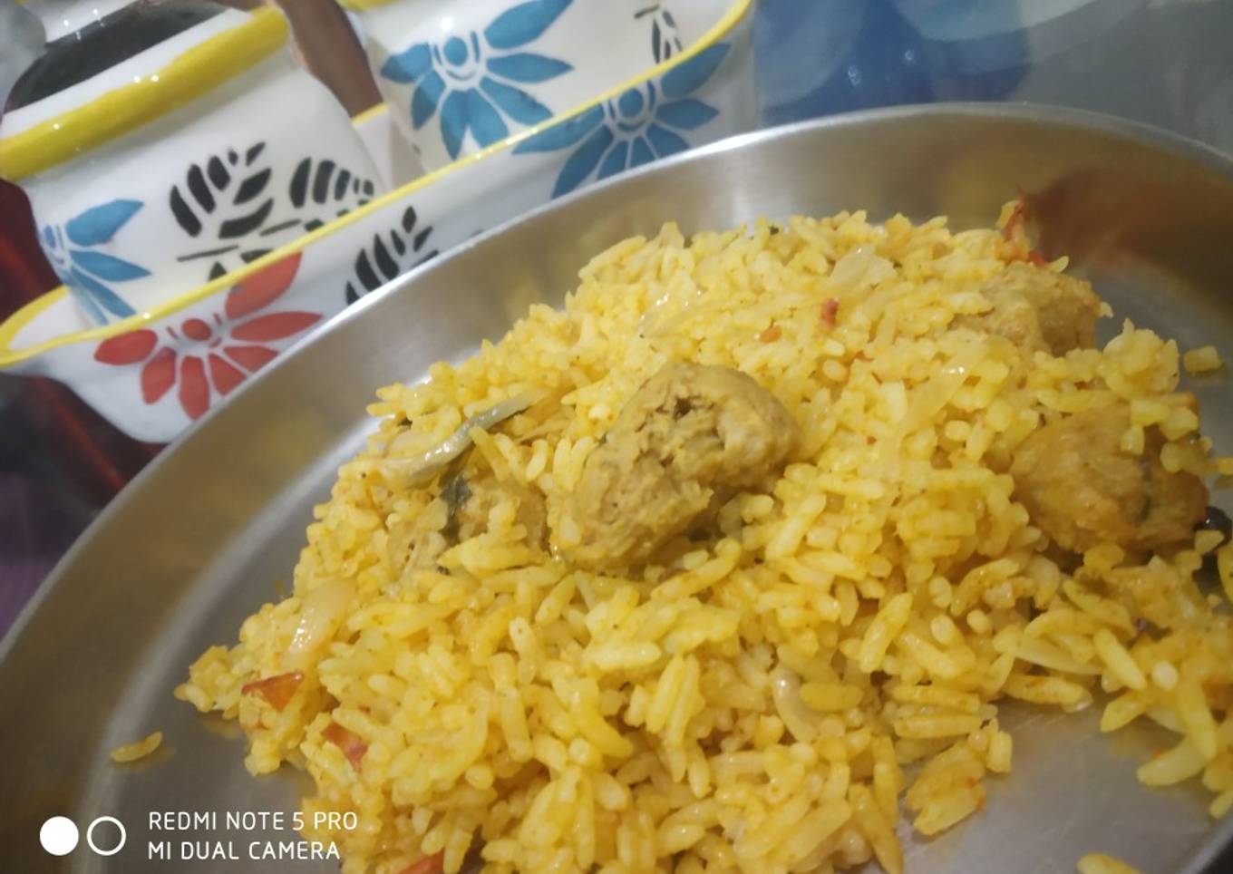 Soya bean biryani