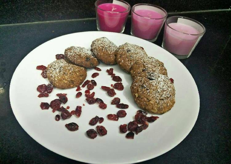 Oats cranberries cookies