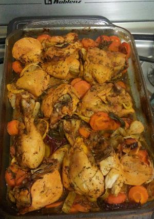 Una foto de Pollo al limón 🍗🍋