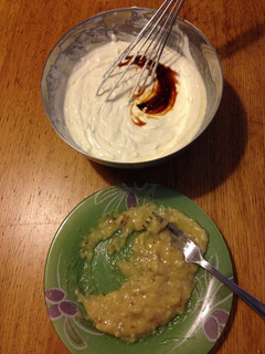 Una foto de Crema de platano (banana)