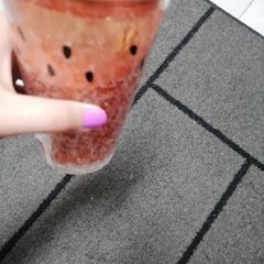 A picture of Cold cappuccino.