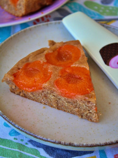 Una foto de Tarta invertida de albaricoques