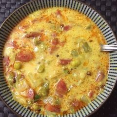 A picture of Mixed veg kadi.