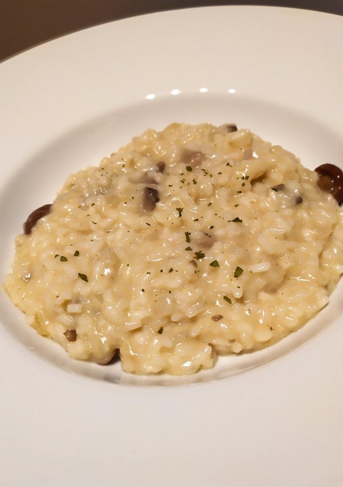 Una foto de Risotto de setas variadas con queso Grana Padano