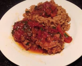 How To Serving Recipe Braised Chicken w Peppers Restaurant Style