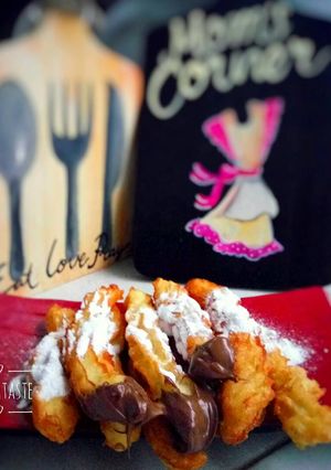 Foto resep Churros nutella gula putih