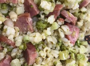Foto de Arroz Integral com Brócolis