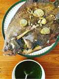 Baked Fish with Nam Jim Sauce