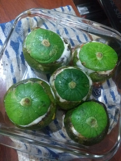 Una foto de Zapallitos rellenos