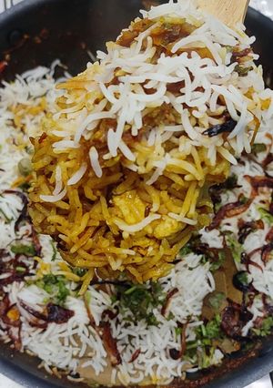 A picture of Paneer Makhani Biryani 📌.