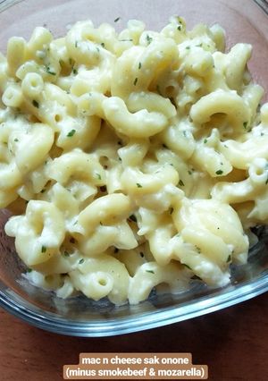 Foto resep Mac n cheese (minus smokebeef & mozarella)