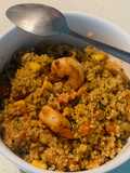 প্রন কিনোয়া স্যালাড (prawn quinoa recipe in Bengali)