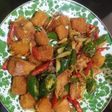 Tumis Ikan asin jambal cabe ijo
