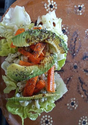 Una foto de Ensalada con pasta 🥕🥗