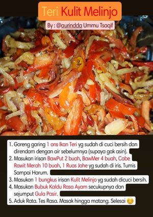 Foto resep Teri Kulit Melinjo