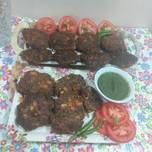 Mutton mince chably kababs