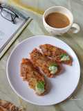 Pisang Goreng Isi Vla Matcha