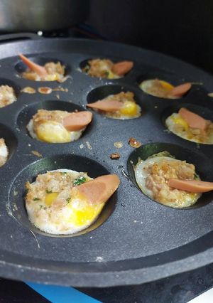 Hình của món Trứng cút nướng.