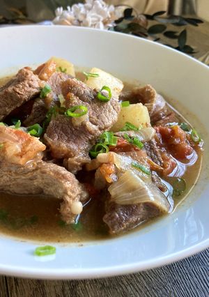 【家常菜】蘿蔔燉牛肉 的食譜成品照片