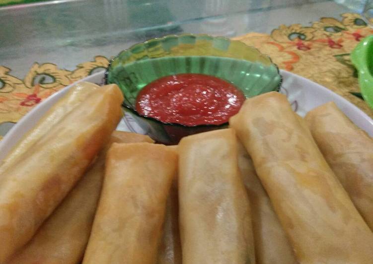 Lumpia Kentang Daging Ala Kikiw