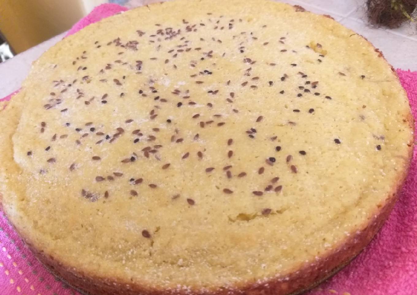 Pan de elote sin batir