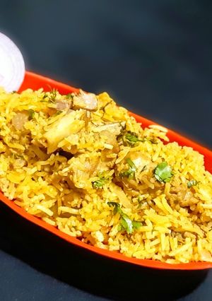 A picture of Mutton donne biriyan.