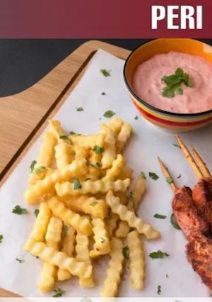 A picture of Peri Peri Chicken Skewers.