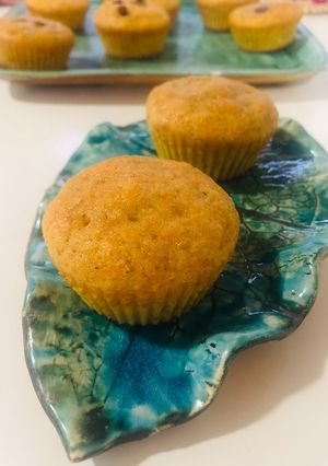 Una foto de Muffins de calabaza y naranja 🍊