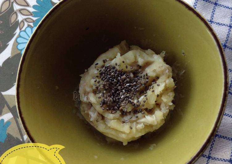 Bagaimana Menyajikan 🐟 Mashed Potato with Tilapia 🐟 #mpasi10mos Sederhana