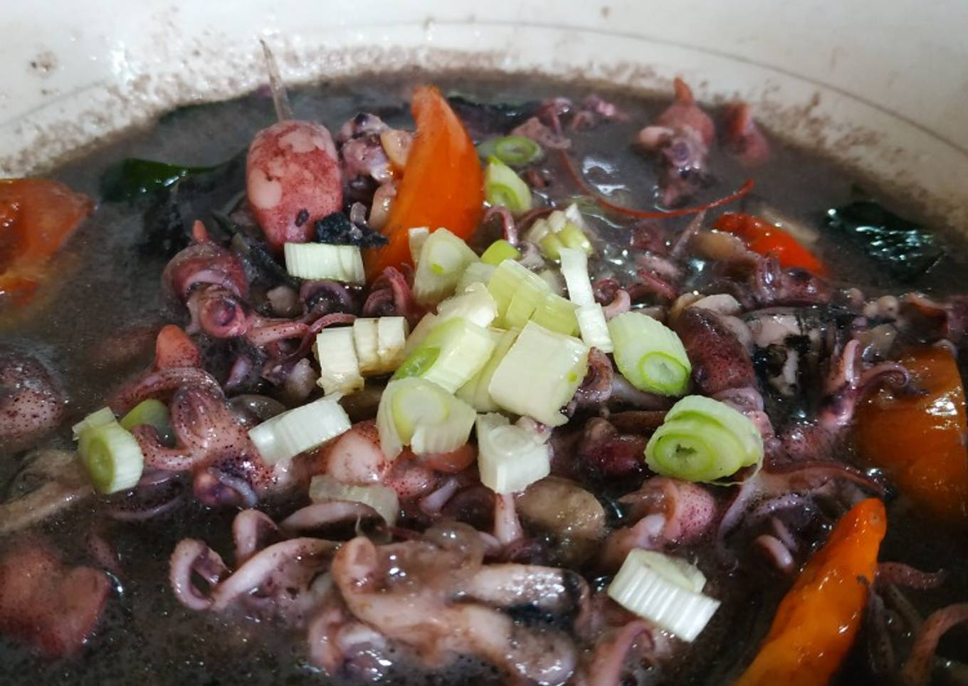 cumi hitam masak