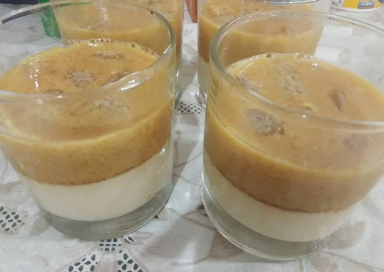 Puding gula aren-susu (menu buka puasa)