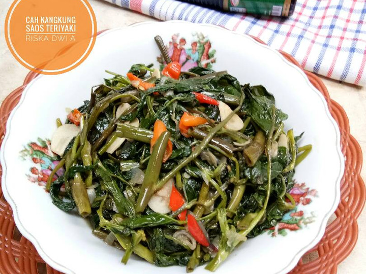 Cara Gampang Menyiapkan Cah Kangkung Saos Teriyaki #RabuBaru, Sempurna