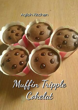 Foto resep 18.Muffin Triple Cokelat|| MOIST & NYOKLATT BANGETT!!!