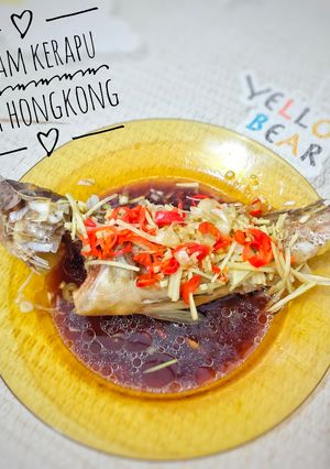 Foto resep Steam ikan kerapu ala hongkong