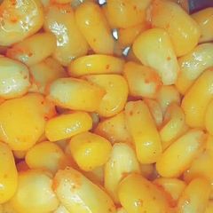 A picture of Masala corns.