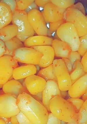 A picture of Masala corns.