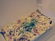Gambar pasta carbonara bacon