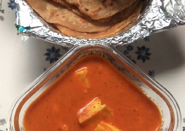 How to Prepare Favorite Shahi paneer with paratha