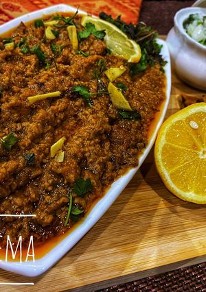 A picture of Dum keema.