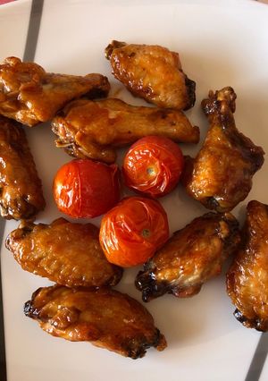 Una foto de Alitas de pollo con Ninja Foodi