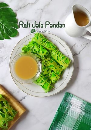 Foto resep Roti jala pandan