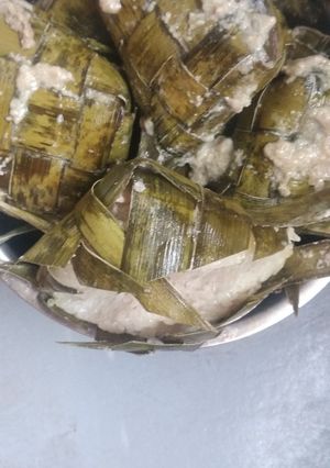 Foto resep Ketupat ketan lemak