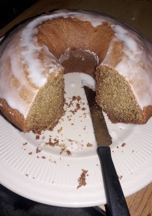 Una foto de Budín integral de limón
