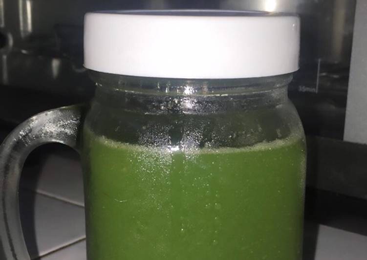 Cara Gampang Menyiapkan Green juice (healthy juice), Bisa Manjain Lidah
